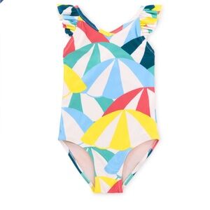 Tea Collection ruffle strap one piece